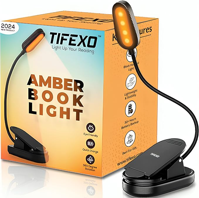 Amber Book Light