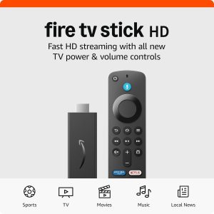 Amazon Fire TV Stick 4K with USB Power Cable